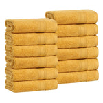 Superior Belmont Zero Twist Cotton Medium Weight Face Towels Set of 12