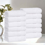 Superior Belmont Zero Twist Cotton Medium Weight Face Towels Set of 12