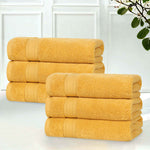 Zero Twist Cotton Hand Towels 6-Piece Belmont Collection