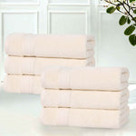 Zero Twist Cotton Hand Towels 6-Piece Belmont Collection