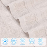 Zero Twist Cotton Hand Towels 6-Piece Belmont Collection
