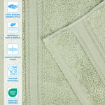 Superior Belmont Zero Twist Cotton Medium Weight Bath Sheets, Set of 2