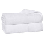 Superior Belmont Zero Twist Cotton Medium Weight Bath Sheets, Set of 2