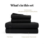 530 Thread Count Egyptian Cotton Sateen Bed Sheet Set