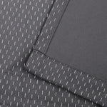 Modern Shimmer Washable Room Darkening Blackout Curtains, Set of 2