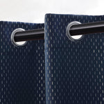 Modern Shimmer Washable Room Darkening Blackout Curtains, Set of 2