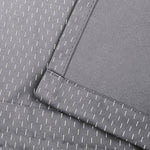 Modern Shimmer Washable Room Darkening Blackout Curtains, Set of 2