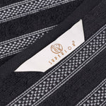 Superior Brea Zero Twist Cotton Ribbed Geometric Bath Towel Set of 3