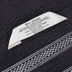Superior Brea Zero Twist Cotton Ribbed Geometric Bath Towel Set of 3