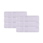 Zero Twist Cotton Ribbed Hand Towel Set 6-Piece - Brea