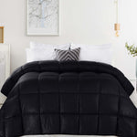 Superior Microfiber Down Alternative Medium Weight Striped Comforter