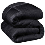 Superior Microfiber Down Alternative Medium Weight Striped Comforter