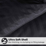 Superior Microfiber Down Alternative Medium Weight Striped Comforter