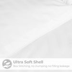 Superior Microfiber Down Alternative Medium Weight Striped Comforter