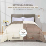 Brushed Microfiber Down Alternative Comforter Reversible