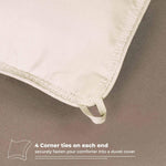 Brushed Microfiber Down Alternative Comforter Reversible