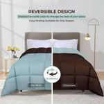 Brushed Microfiber Down Alternative Comforter Reversible