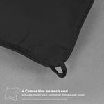 Brushed Microfiber Down Alternative Comforter Reversible