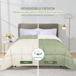 Brushed Microfiber Down Alternative Comforter Reversible