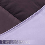 Brushed Microfiber Down Alternative Comforter Reversible