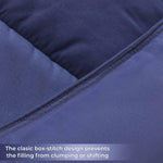 Brushed Microfiber Down Alternative Comforter Reversible