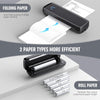 Portable Printer Wireless for Travel，Bluetooth Thermal Printer Support 8.5