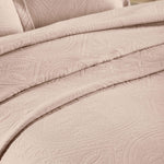 Lightweight Cotton Bedspread Sets 3-Piece Celtic Circle Jacquard Matelassé