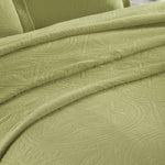 Lightweight Cotton Bedspread Sets 3-Piece Celtic Circle Jacquard Matelassé