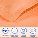 Lightweight Cotton Bedspread Sets 3-Piece Celtic Circle Jacquard Matelassé