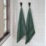 Chevron Zero Twist Solid Jacquard Cotton Bath Sheet Set of 2