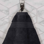 Superior Chevron Zero Twist Solid Jacquard Cotton Washcloth Set of 12