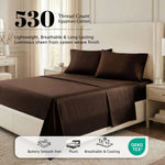 530 Thread Count Egyptian Cotton Sateen Bed Sheet Set