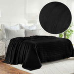 100% Cotton Woven Blanket – Clara Jacquard - All-Season Comfort