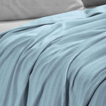 100% Cotton Woven Blanket – Clara Jacquard - All-Season Comfort
