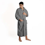 Superior Classic Men's Bath Robe Turkish Cotton Bathrobe with Adjustable Belt