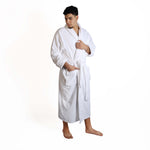 Superior Classic Men's Bath Robe Turkish Cotton Bathrobe with Adjustable Belt
