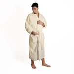 Superior Classic Men's Bath Robe Turkish Cotton Bathrobe with Adjustable Belt
