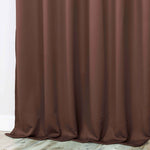 Classic Modern Solid Room Darkening Blackout Curtain Panels, Set of 2