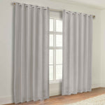 Classic Modern Solid Room Darkening Blackout Curtain Panels, Set of 2