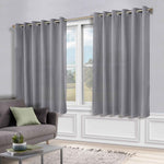 Blackout Window Curtains Classic Modern Room Darkening Set of 2