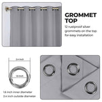 Blackout Window Curtains Classic Modern Room Darkening Set of 2