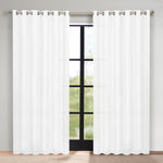 Blackout Window Curtains Classic Modern Room Darkening Set of 2