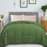 Classic Microfiber Down Alternative Comforter Reversible Medium Weight