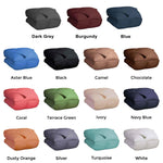 Classic Microfiber Down Alternative Comforter Reversible Medium Weight