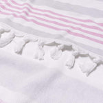 Coastal Resort Stripe Fouta Cotton Beach Towel Set of 2 Piece