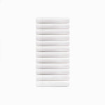 White Cotton Pillowcases Set of 12 Hotel Quality