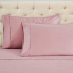 Superior Cotton Blend Solid Pillowcases, Set of 2