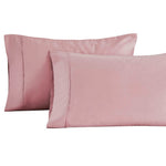 Superior Cotton Blend Solid Pillowcases, Set of 2
