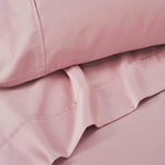 Superior Cotton Blend Solid Pillowcases, Set of 2