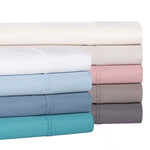 Superior Cotton Blend Solid Pillowcases, Set of 2